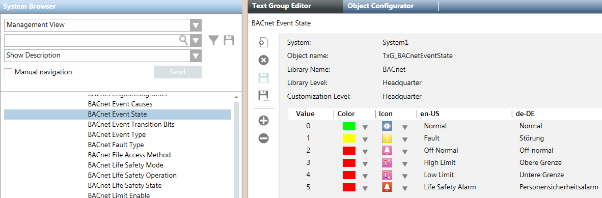 Checking Text Group